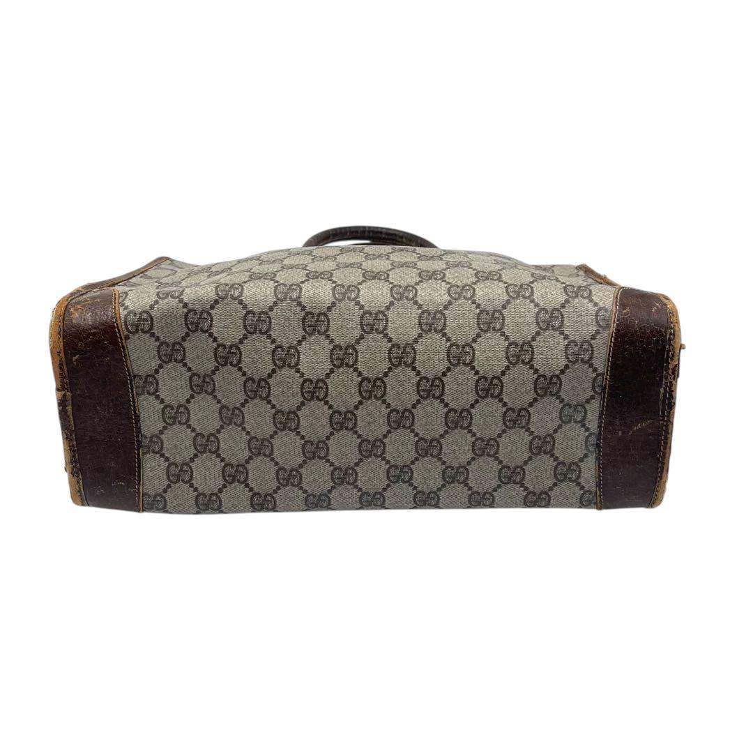 グッチ　オールドグッチ　ミニボストンバッグ　GGパターン　08000