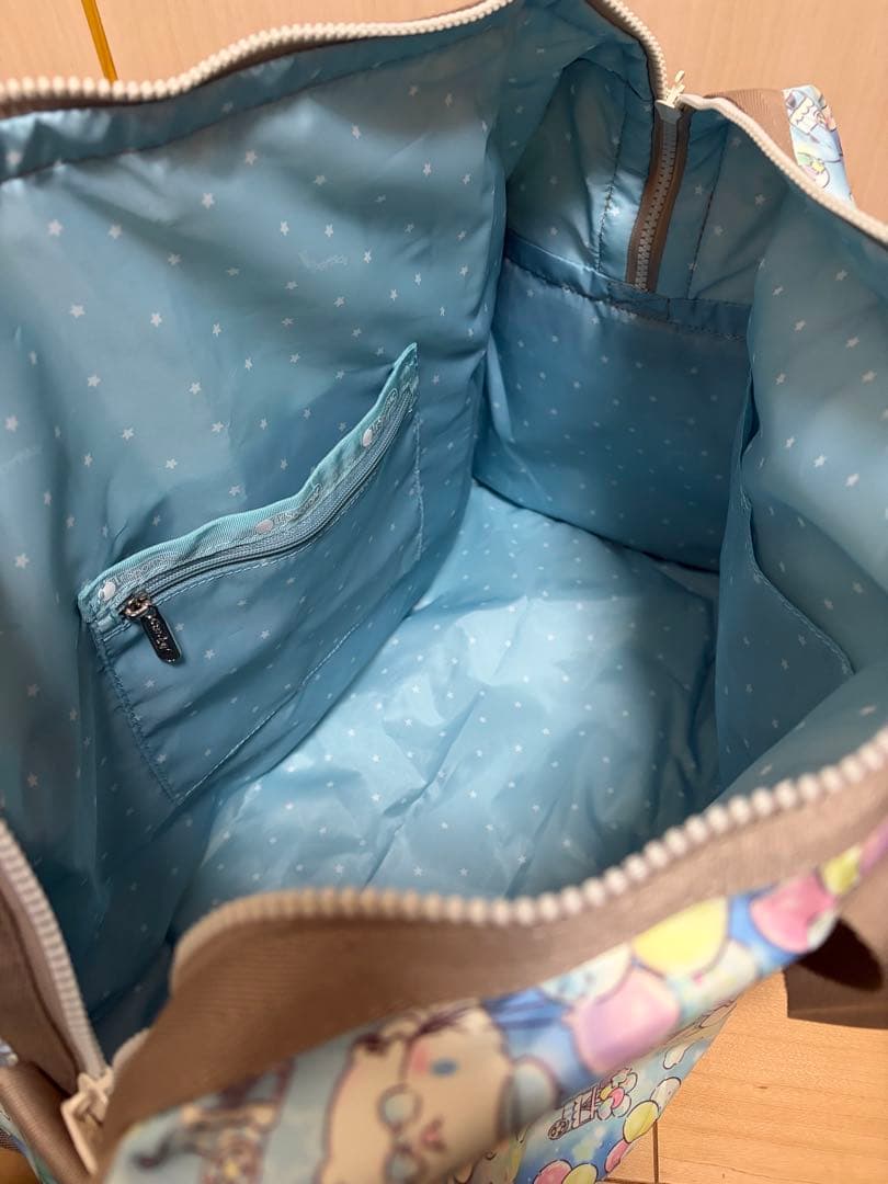 【新品】LeSportsacレスポートサック シナモンロール　ボストンバッグ