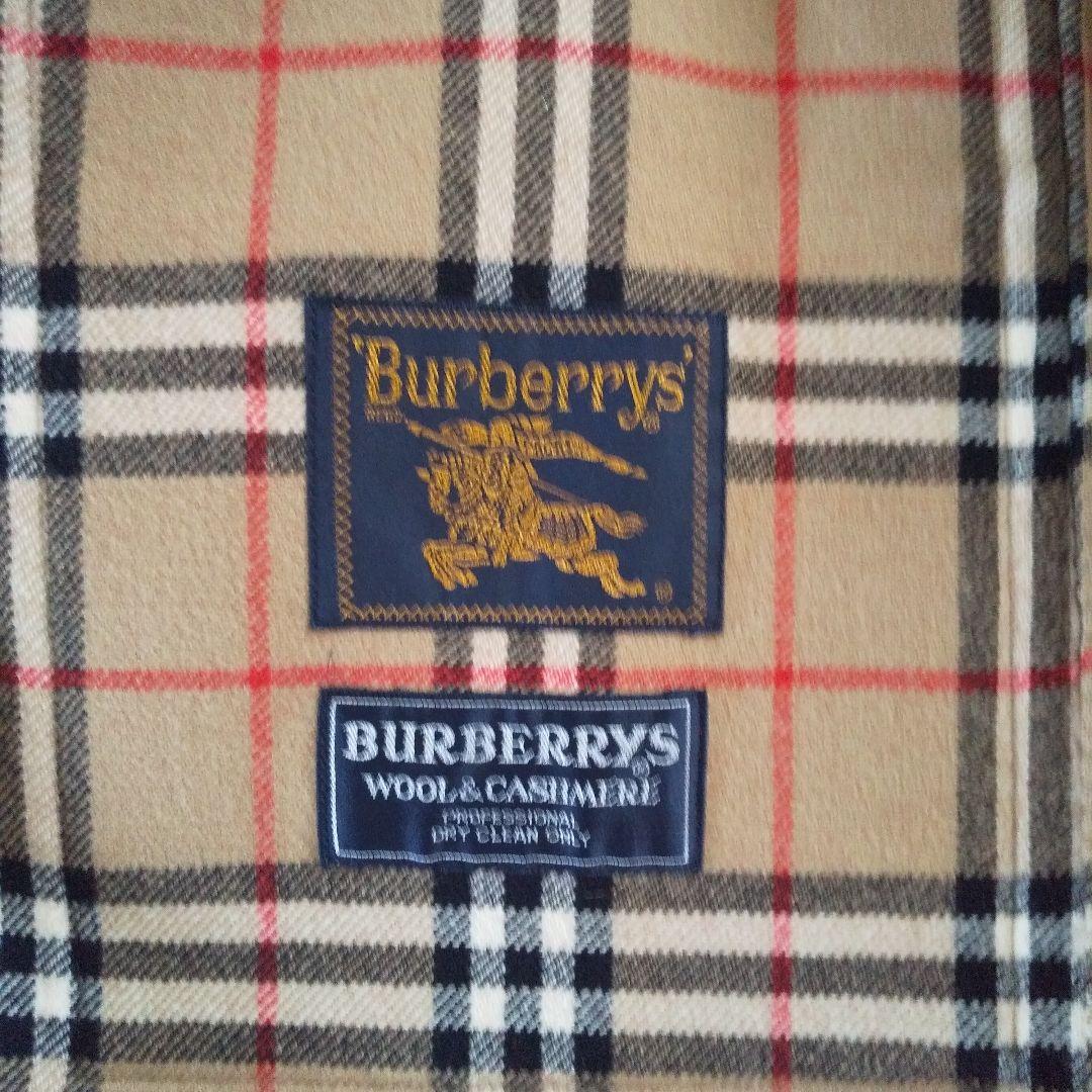 バーバリーハーフコート（カシミア入り）