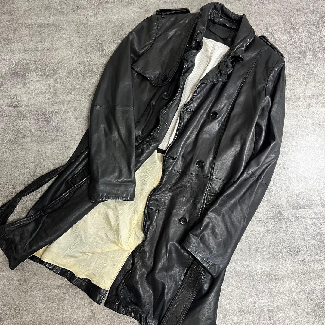 希少　zadig&voltaire レディース　レザーコート　ブラック　y2k