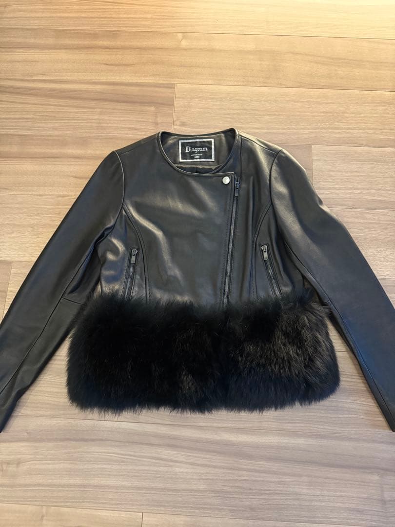 ダイアグラム　レザージャケット