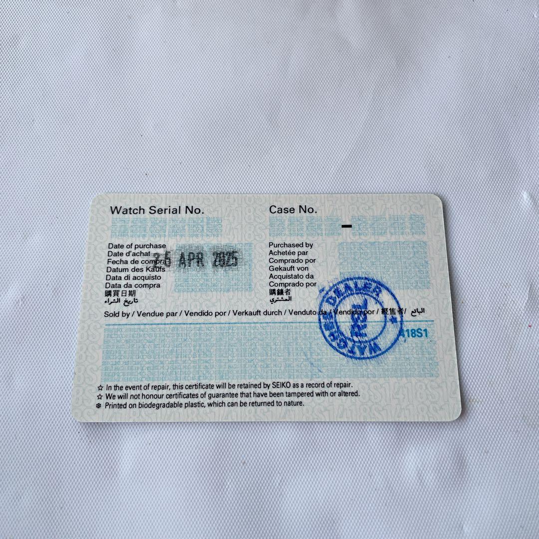 ［ほぼ未使用］SEIKO5 SNXL72 ゴールド