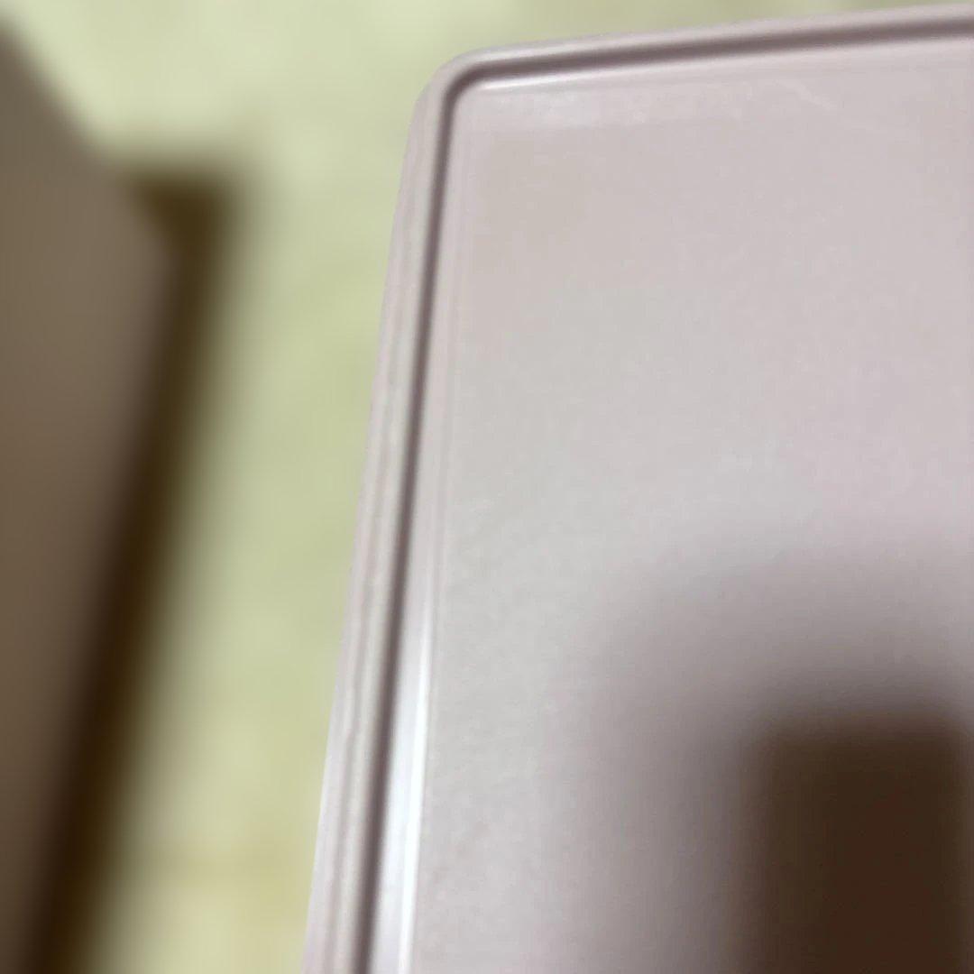 ◆タッパーウェア◆ディープロングスーパーケース　大型ピンク3セット