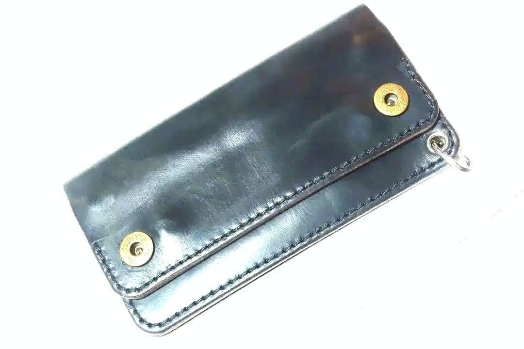 手縫い ドーナツボタン トラッカーウォレット