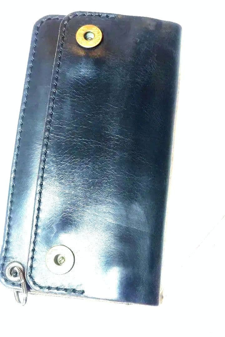 手縫い ドーナツボタン トラッカーウォレット