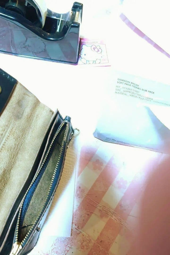 手縫い ドーナツボタン トラッカーウォレット