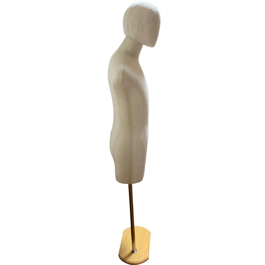 トルソー　メンズ　高さ調節可能　顔付き　ズボン履ける　マネキン