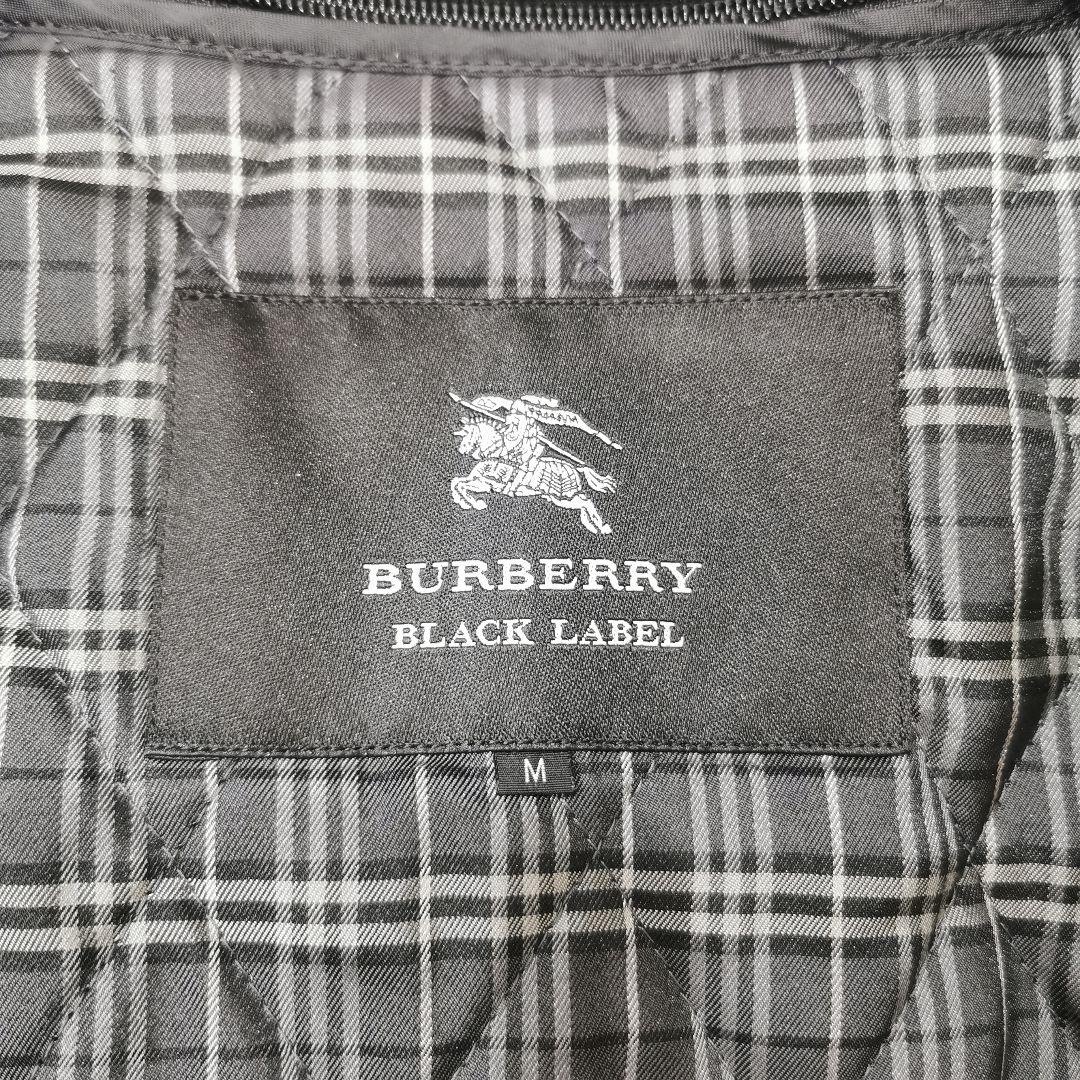 バーバリーブラックレーベル ライナー ベルト付 トレンチコート 黒 Mサイズ