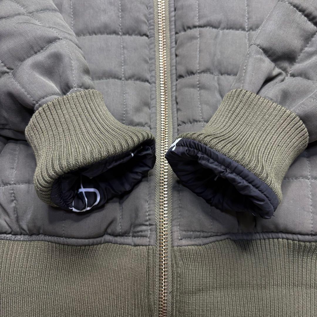 STUSSY ステューシー リバーシブル キルティング MA-1 ドルマーク S