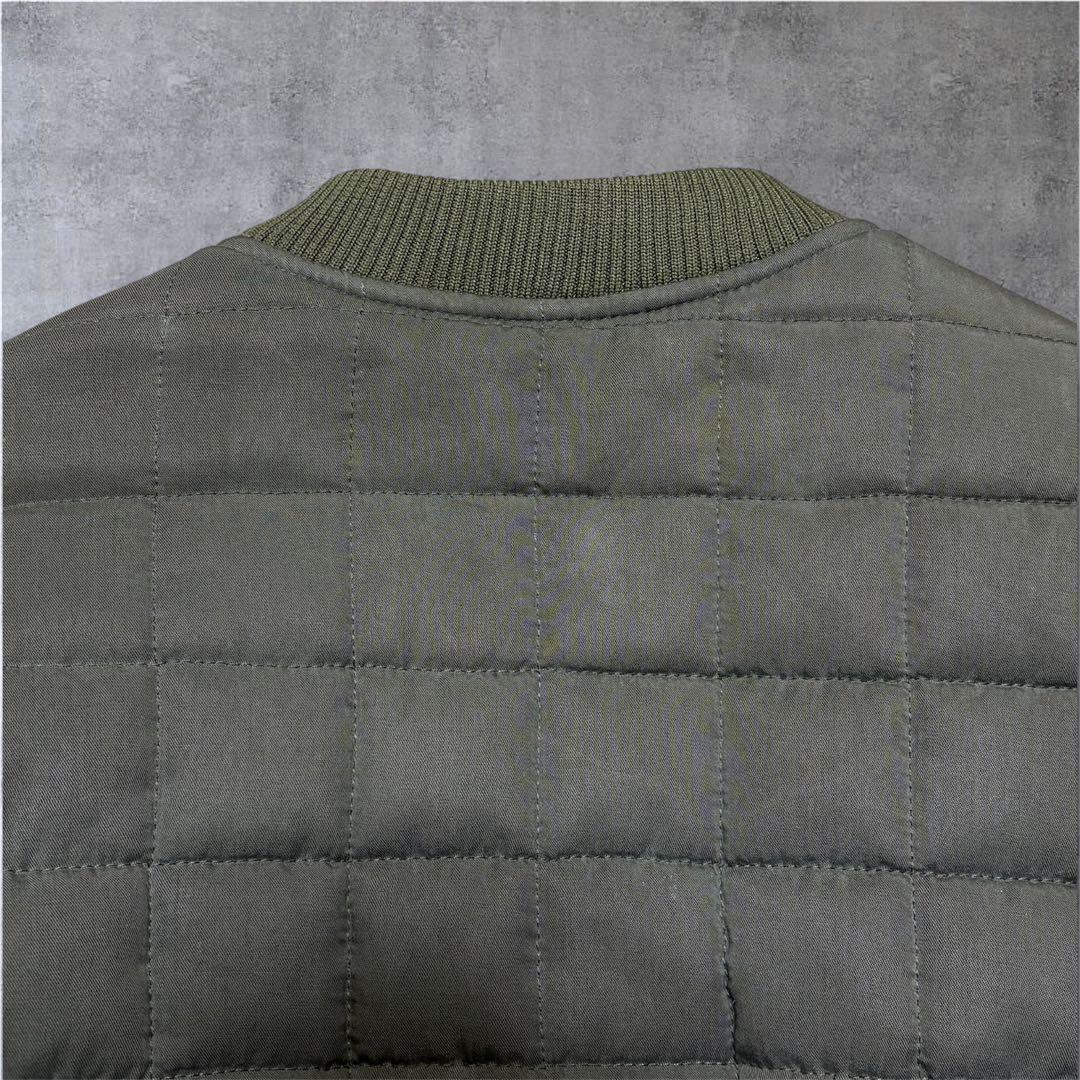 STUSSY ステューシー リバーシブル キルティング MA-1 ドルマーク S