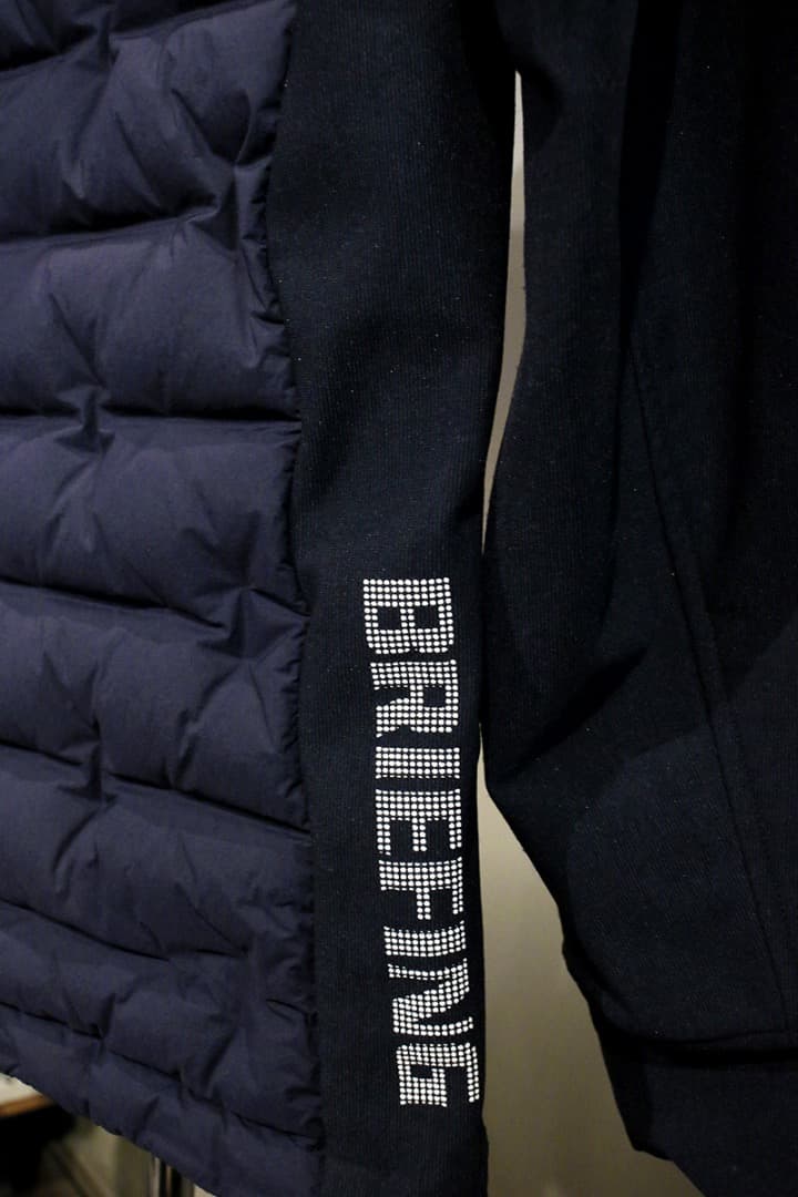 ひろろブリーフィングゴルフ ハイブリッドダウンパーカ　ネイビー メンズ S