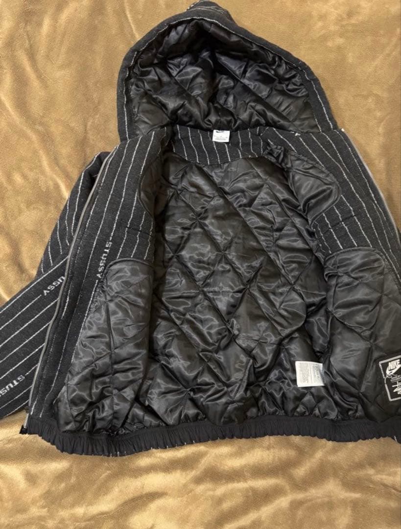 希少‼️[STUSSY X NIKE] Striped Wool Jacket