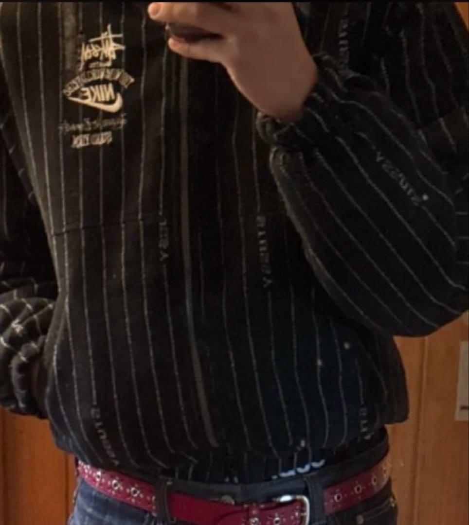 希少‼️[STUSSY X NIKE] Striped Wool Jacket