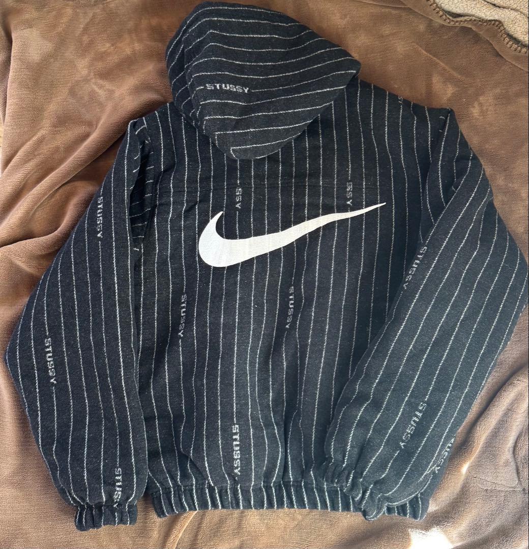 希少‼️[STUSSY X NIKE] Striped Wool Jacket