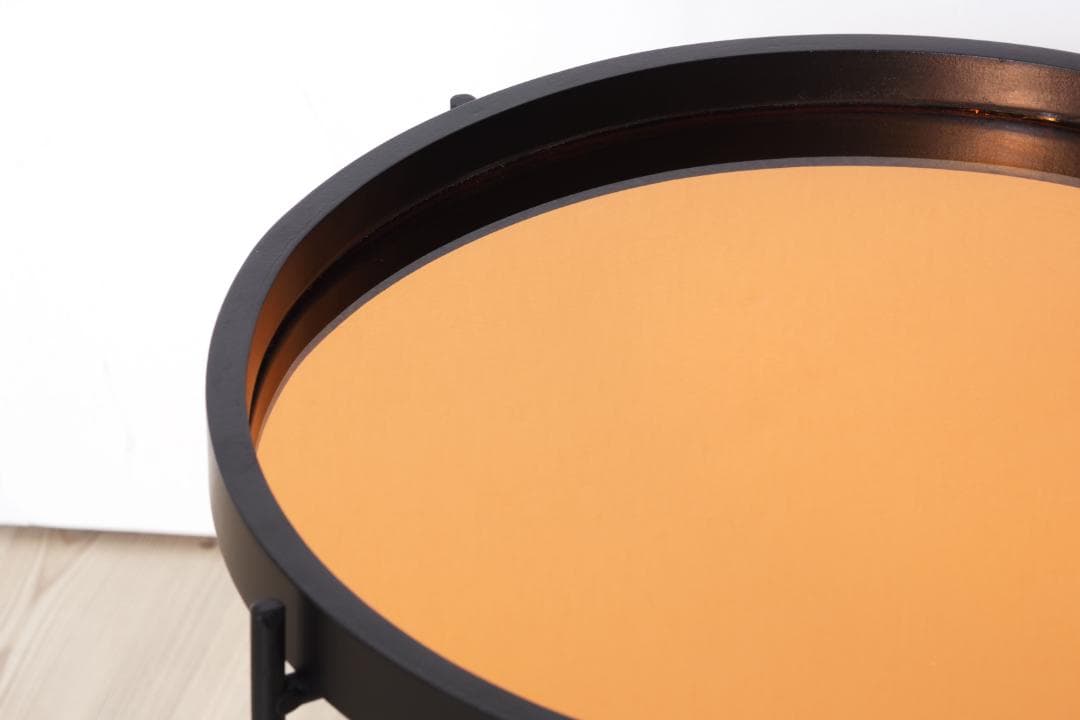 Lサイズ ラウンドテーブル オレンジミラー サイド CIR-502 N01