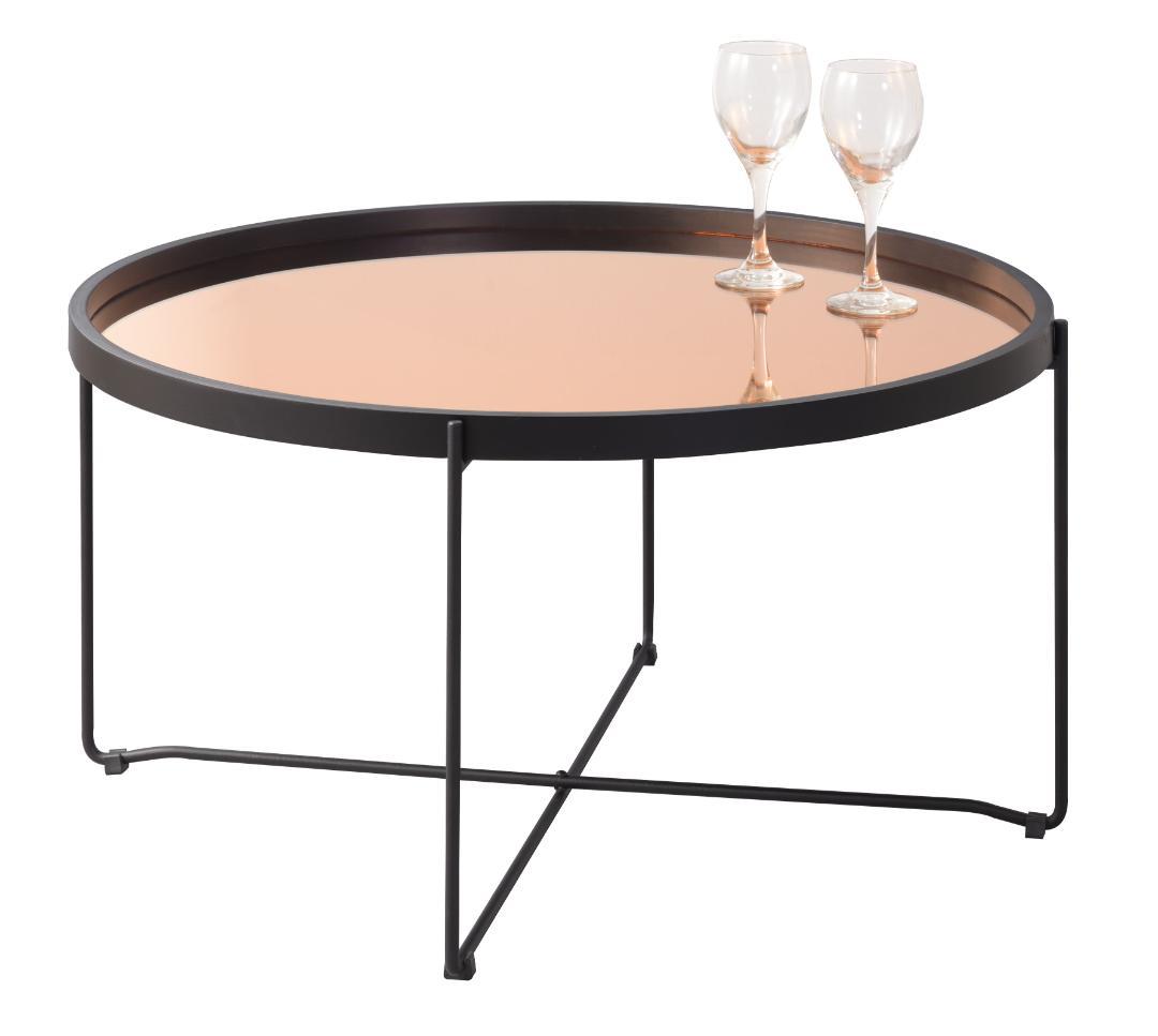 Lサイズ ラウンドテーブル オレンジミラー サイド CIR-502 N01