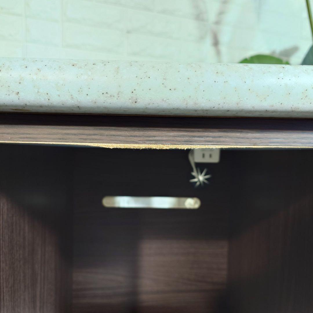 ニトリ キッチンカウンター アルミナ2 幅140cm キッチン収納 J085