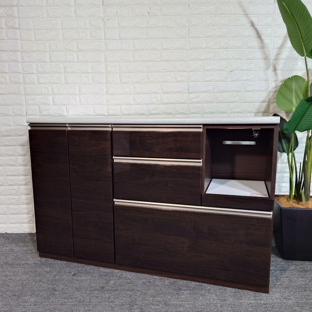 ニトリ キッチンカウンター アルミナ2 幅140cm キッチン収納 J085