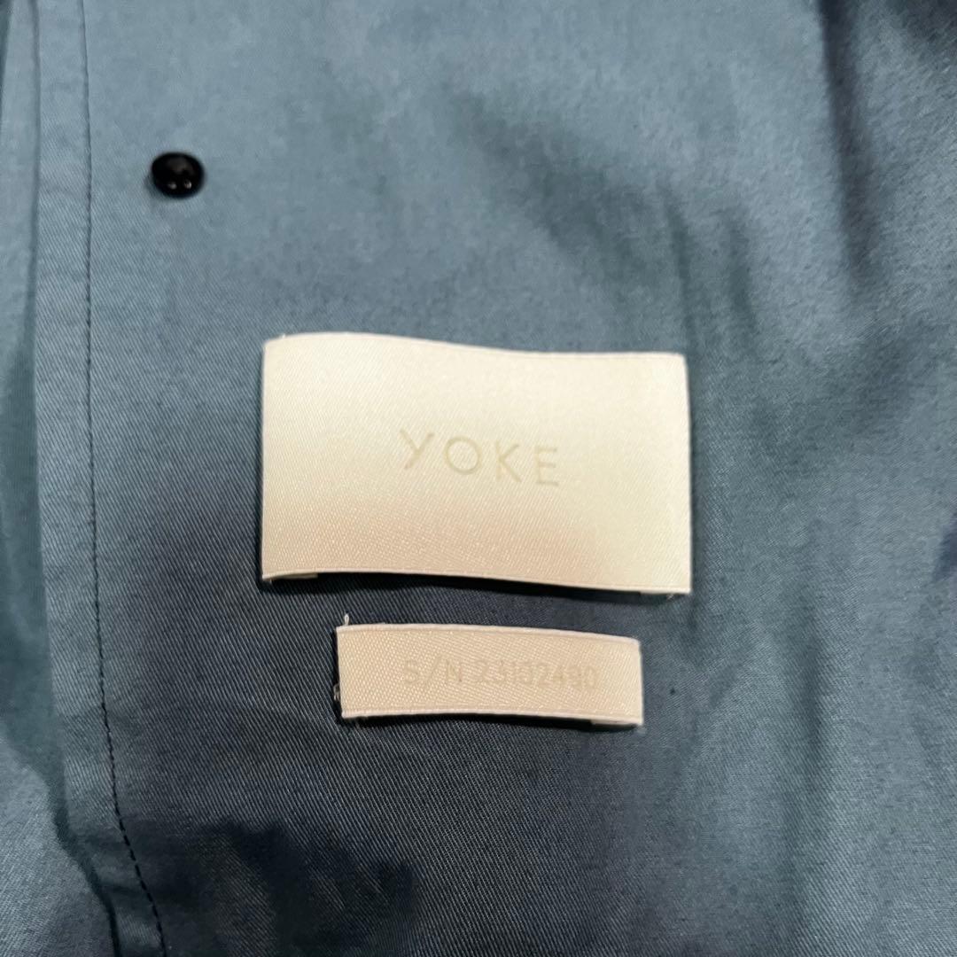 【新品タグ付き】YOKE ヨーク　SPRAY PRINTED TRENCH SP