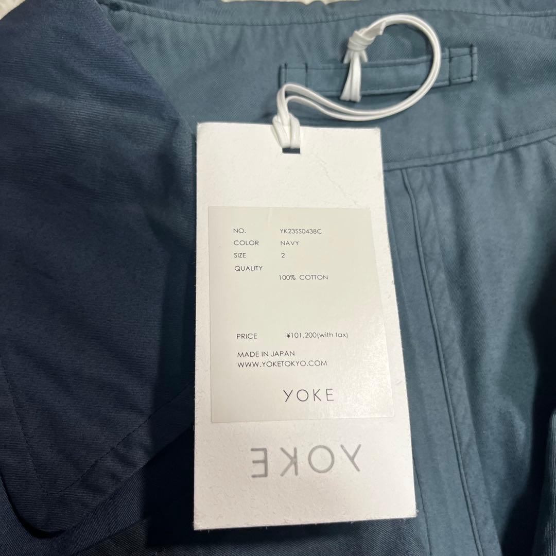 【新品タグ付き】YOKE ヨーク　SPRAY PRINTED TRENCH SP