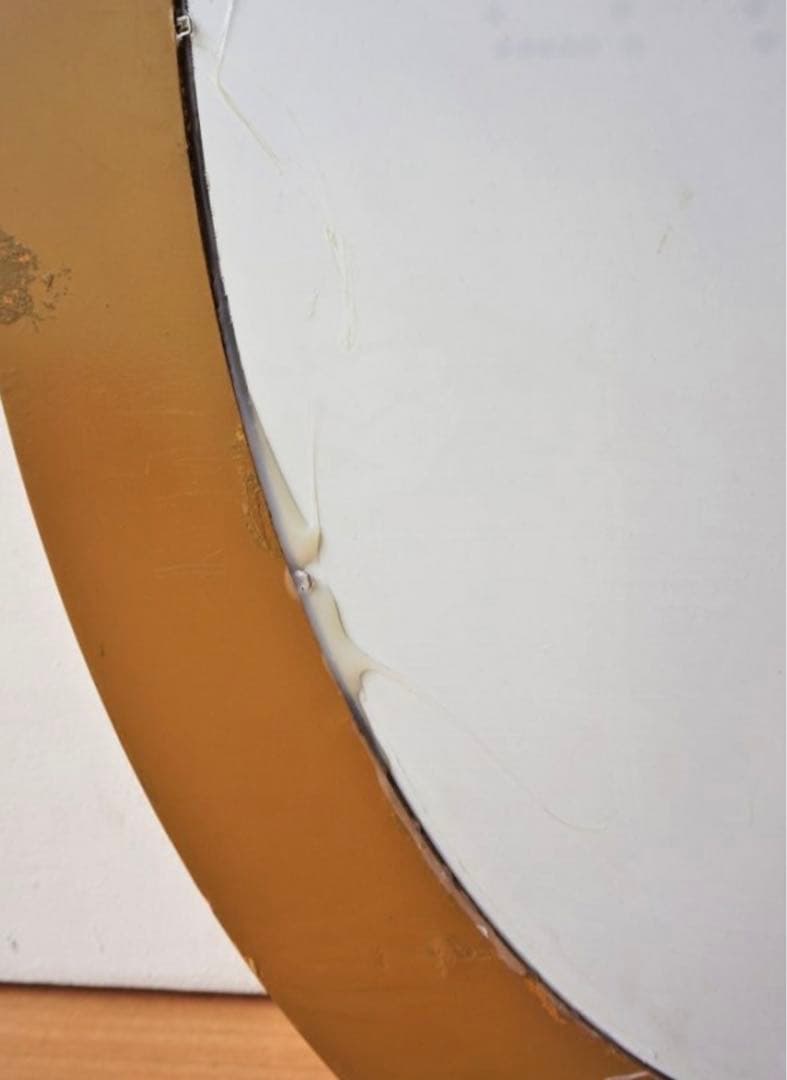 ヴィンテージ/楕円形/壁掛けミラー