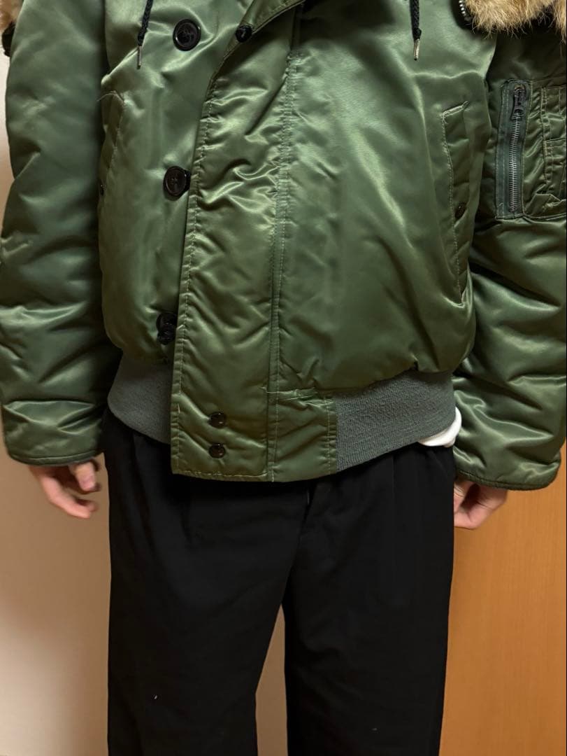 希少 80s-90s USA製 CORINTH N-2B コヨーテファー