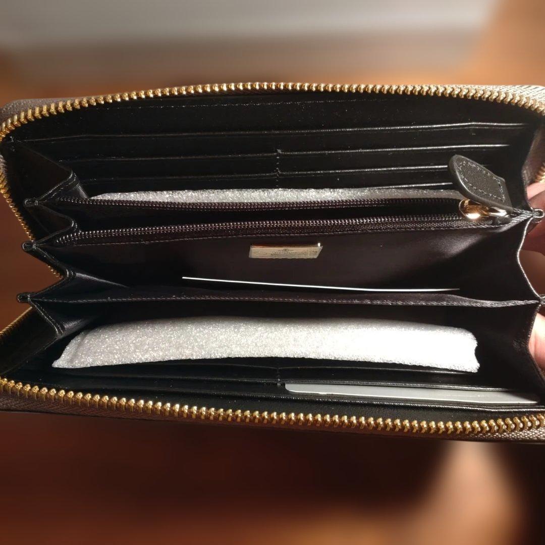 Vivienne Westwood ダークグレーラウンドファスナー長財布