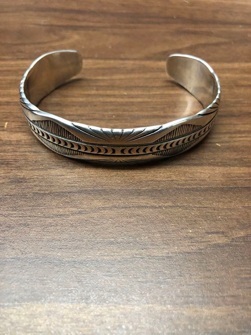 ナバホ族　バングル　シルバー925 インディアン