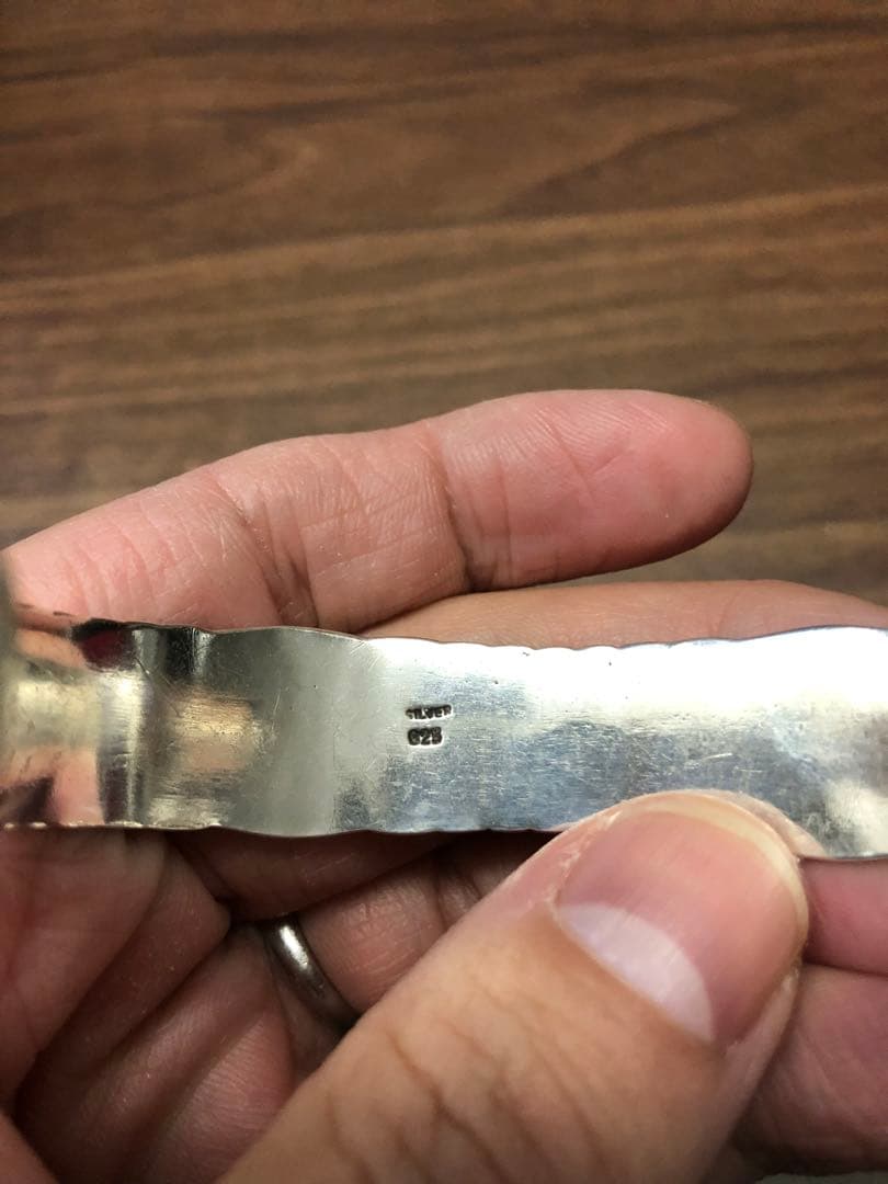 ナバホ族　バングル　シルバー925 インディアン