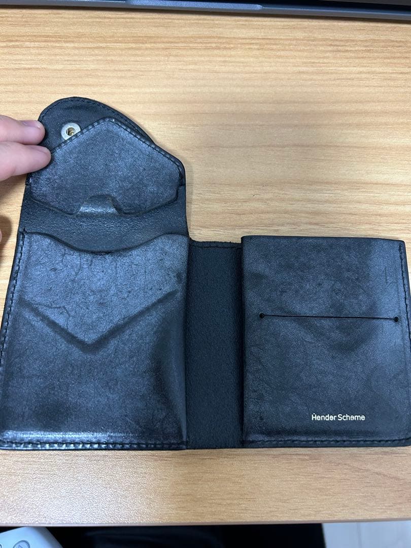 Hender scheme wallet black 数回使用極美品　備品完備
