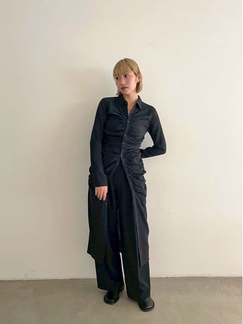 ワンピース TODAYFUL Wool Gather Shirtsdress