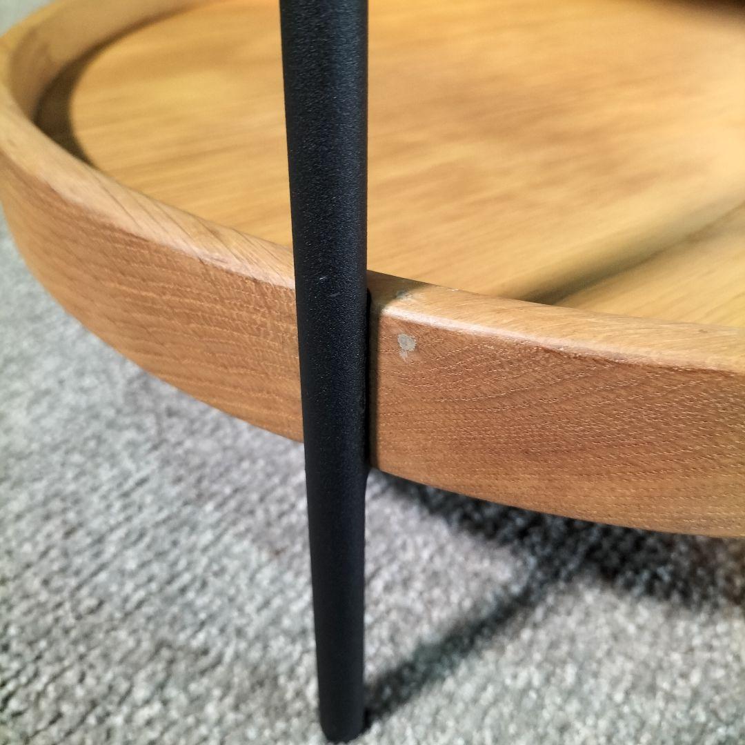 sketch 2段式サイドテーブル◆ナチュラルウッド展示品(2066)