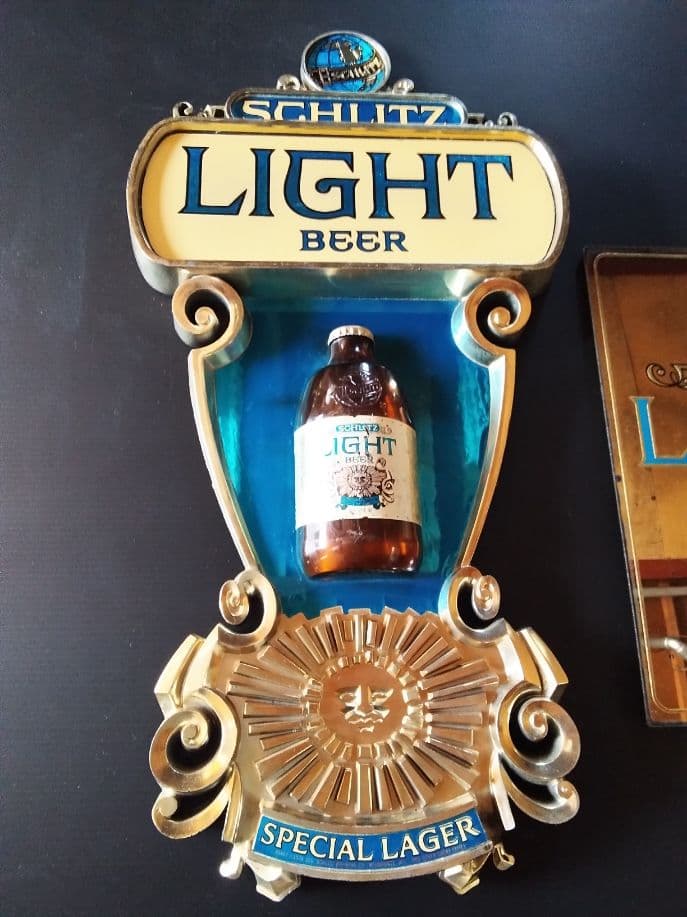 シュリッツ　ヴィンテージサイン　ミラー　1970年代　3セット