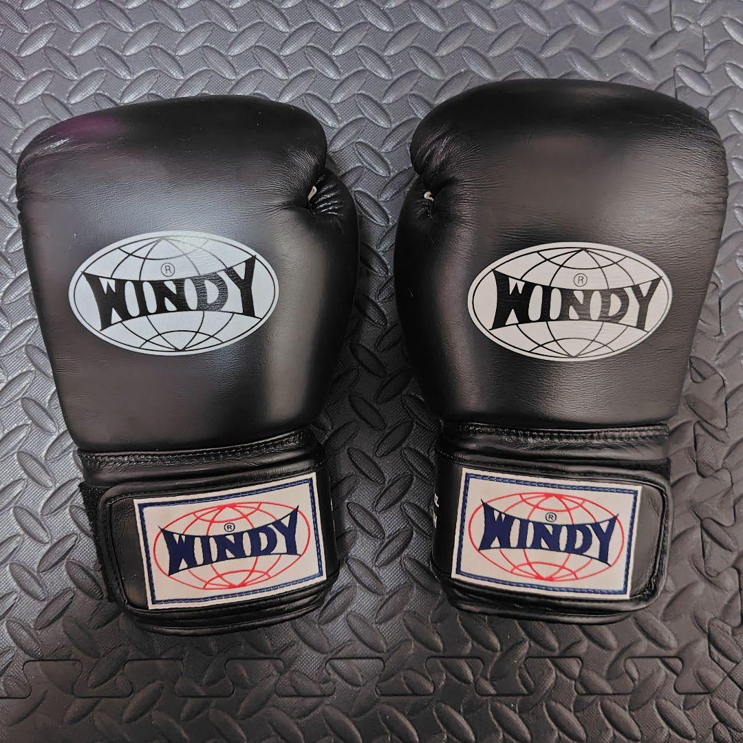 2*ン様 WINDY ボクシンググローブ 16オンス ブラック