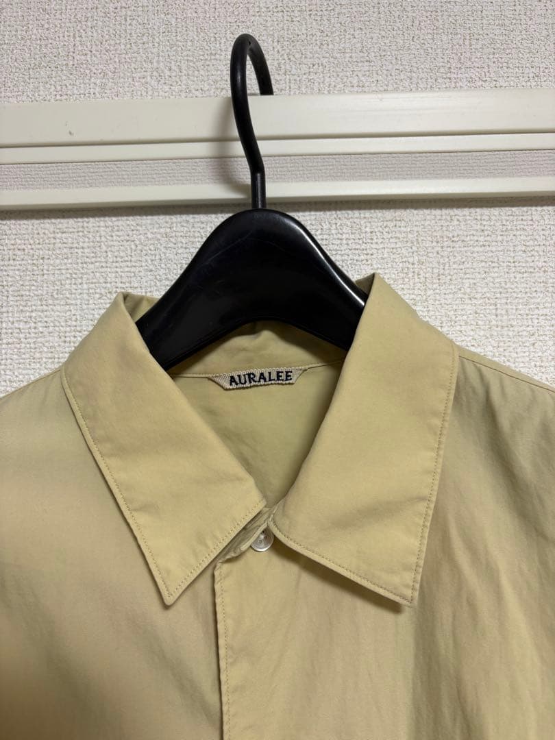 AURALEE FINX COTTON TWILL shirtサイズ4