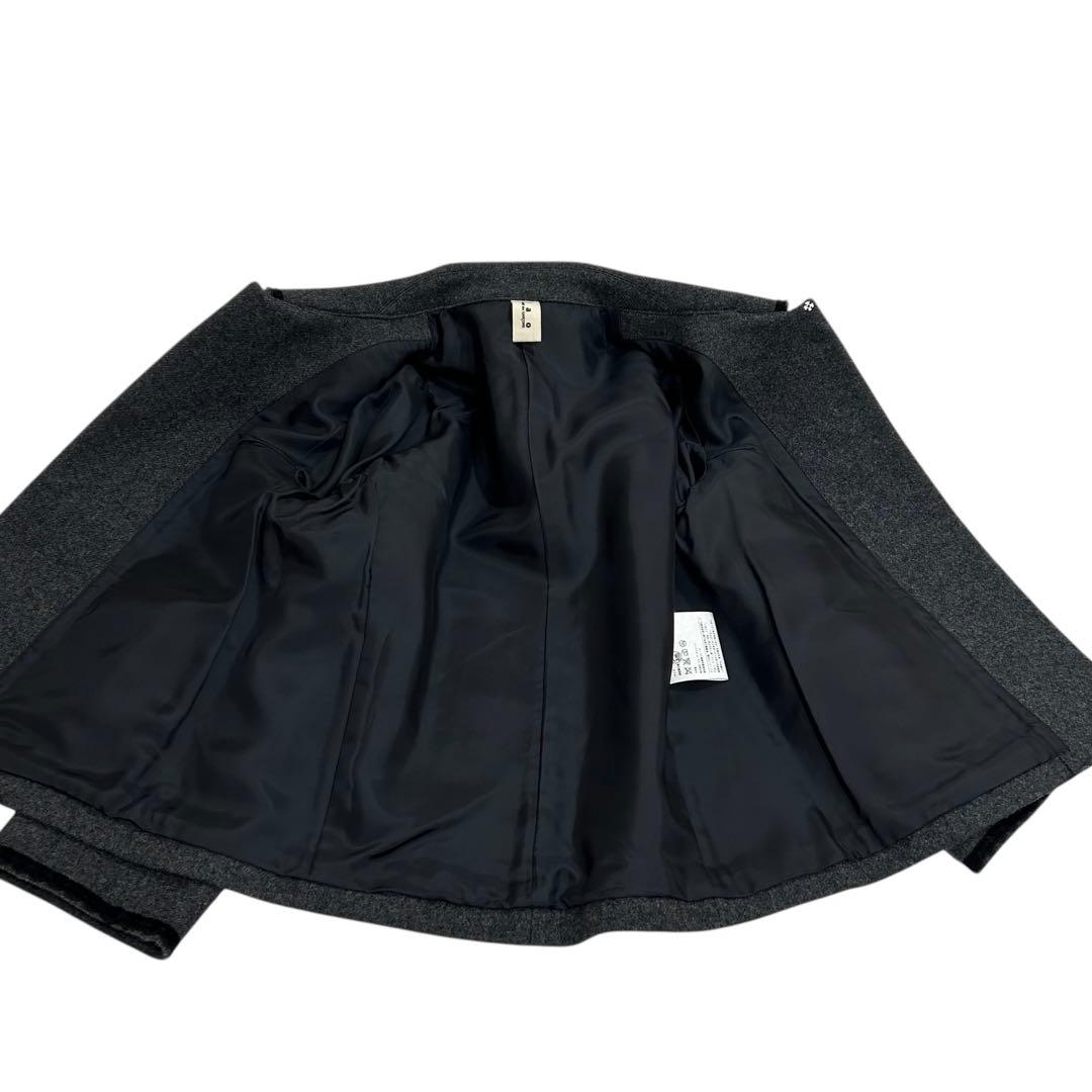 タオコムデギャルソン ウール ジャケット ベロア飾り AD2009