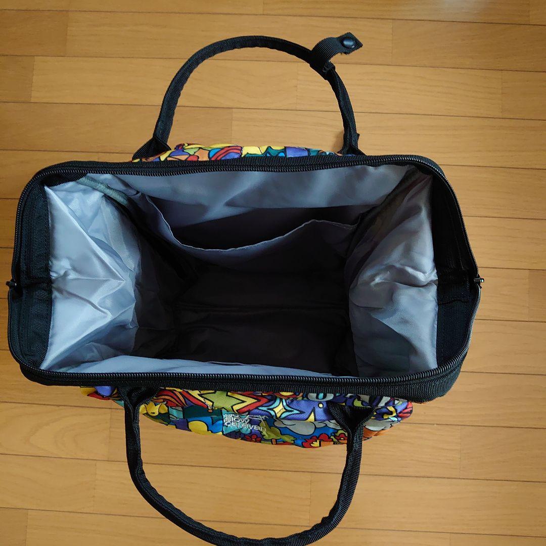 ゴースローキャラバン美品。カラフルアートリュック