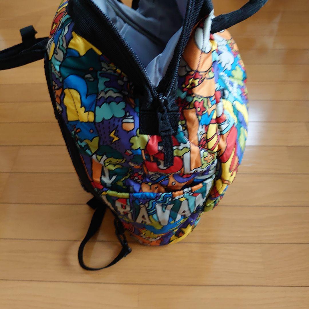 ゴースローキャラバン美品。カラフルアートリュック