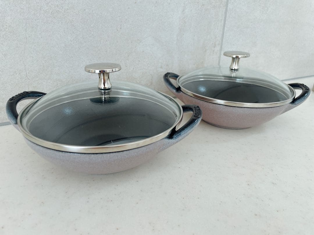 ストウブ ベビーウォック 16cm ガラス蓋付き