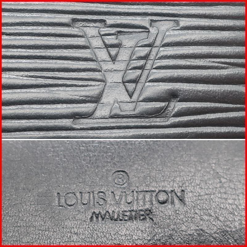 正規品 ルイヴィトン ケース エピ キュベットスプール ノワール 黒 袋