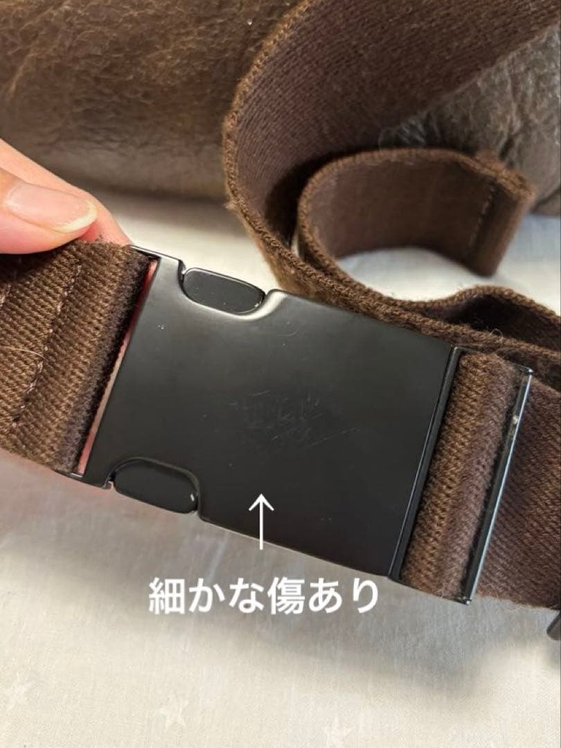 visvim ヴィズヴィム ムートン ウエストバッグ ボディバッグ brown