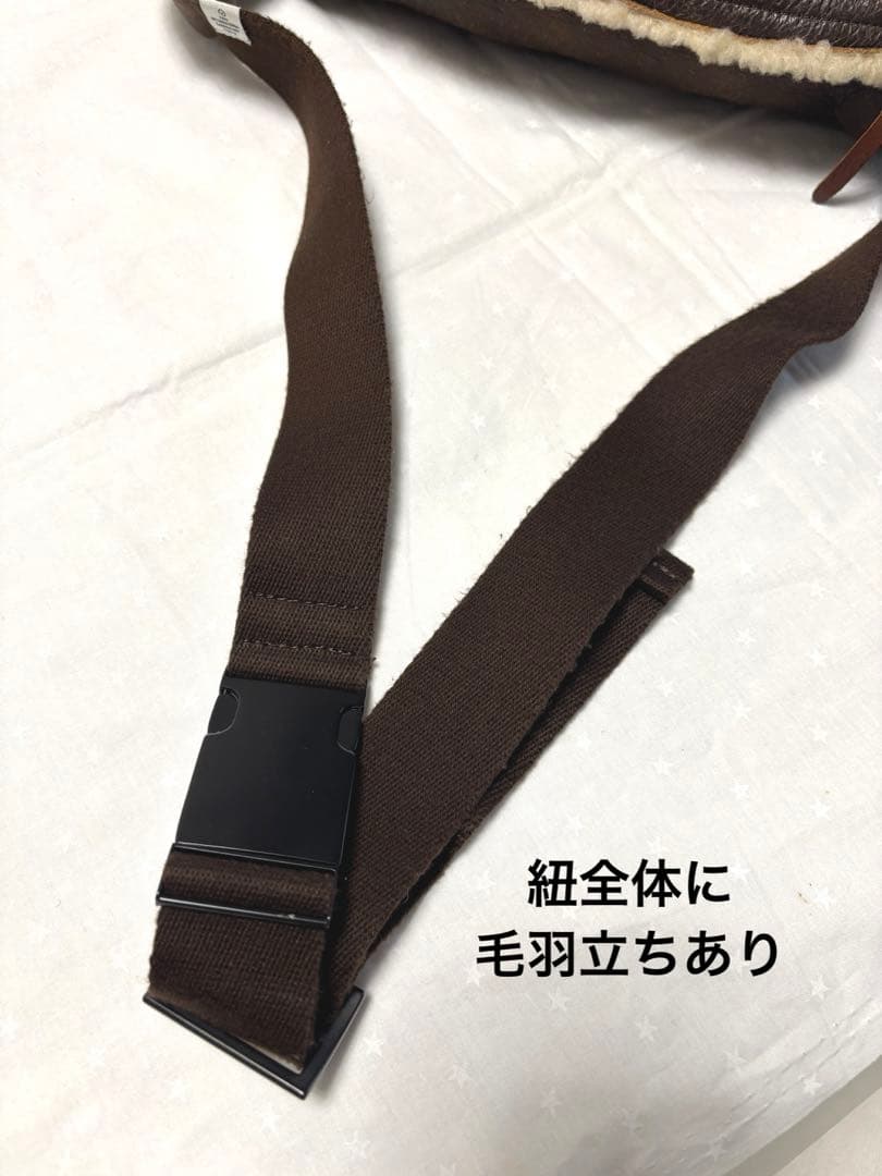 visvim ヴィズヴィム ムートン ウエストバッグ ボディバッグ brown