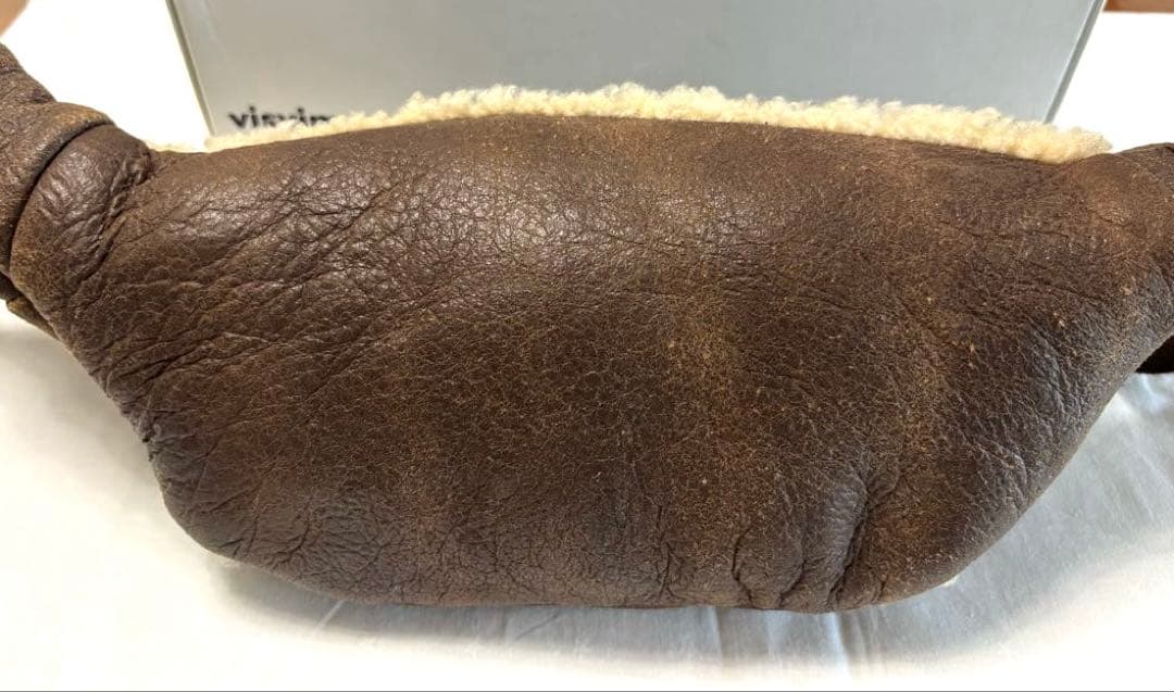 visvim ヴィズヴィム ムートン ウエストバッグ ボディバッグ brown