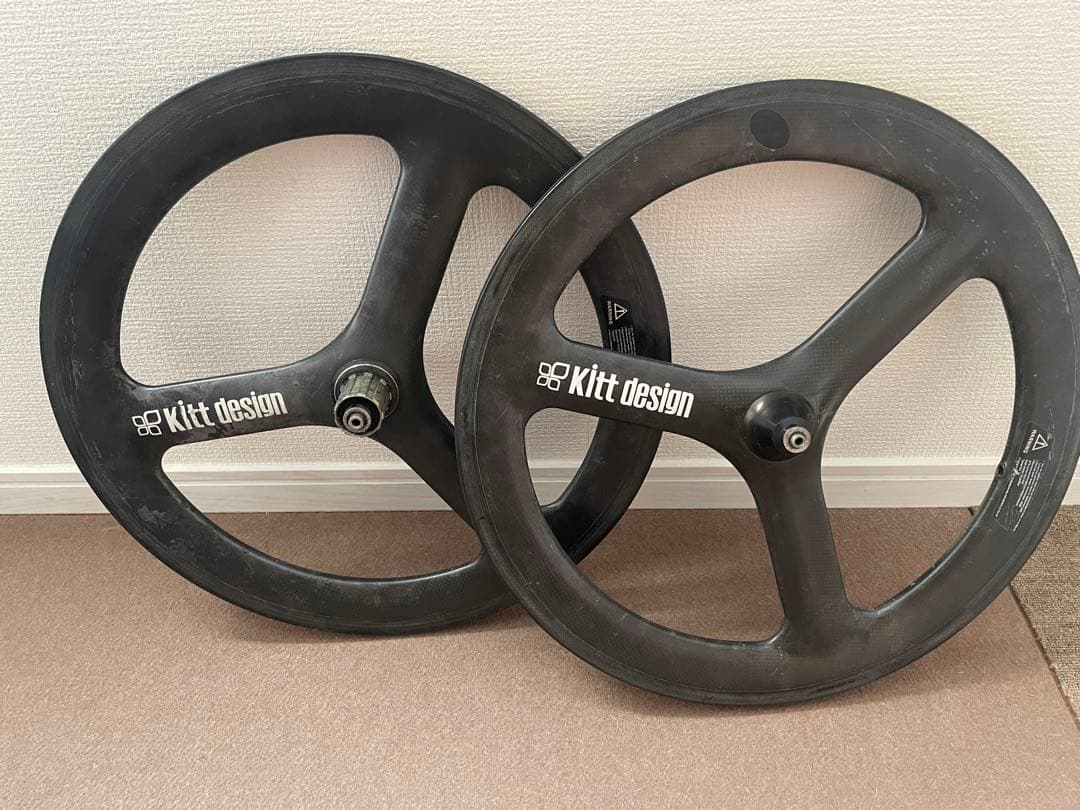 kitt design バトンホイール　 451 前輪後輪　カーボン　ジャンク