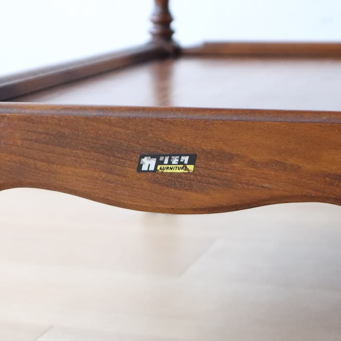 オールド カリモク コロニアル キッチンワゴン レトロ 木製