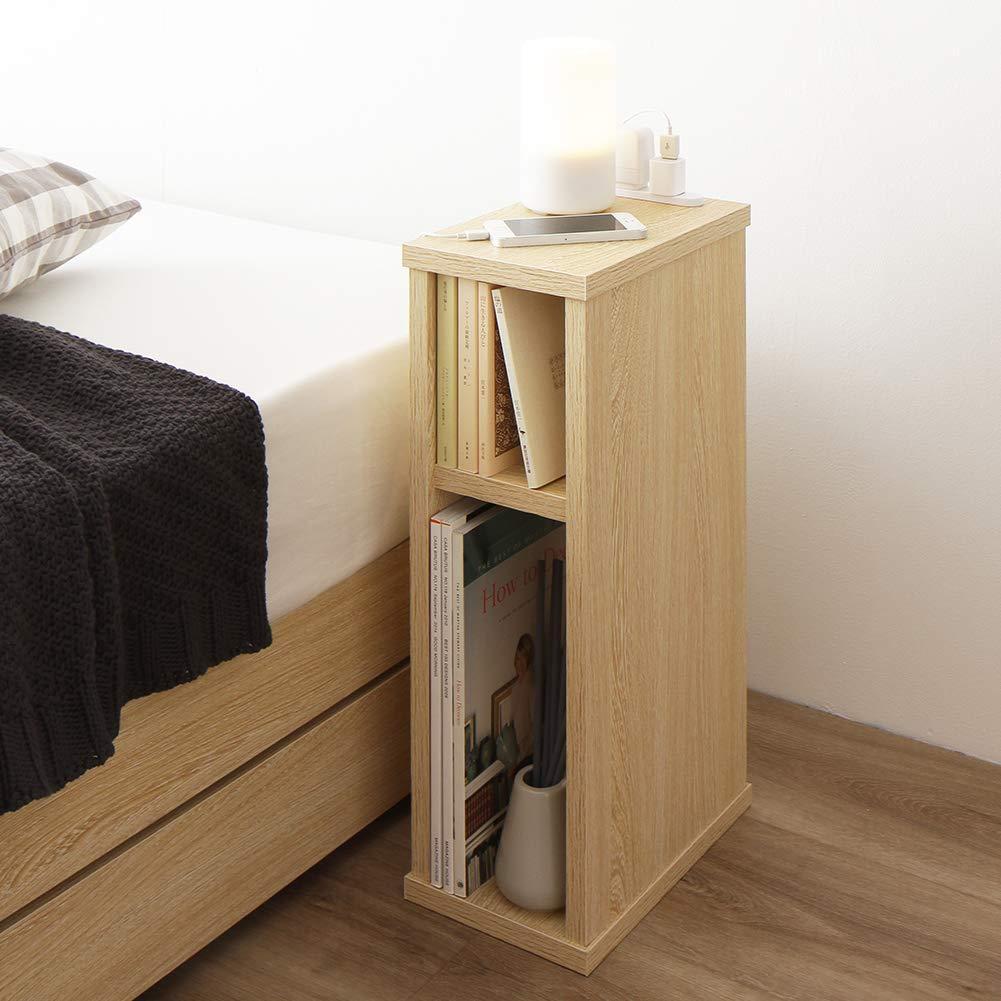 ☆北欧　ナチュラル　スリムなので隙間収納にも　サイドテーブル