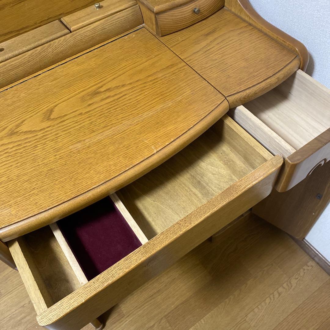 ナチュラルウッド　ドレッサー　デスク　椅子無し