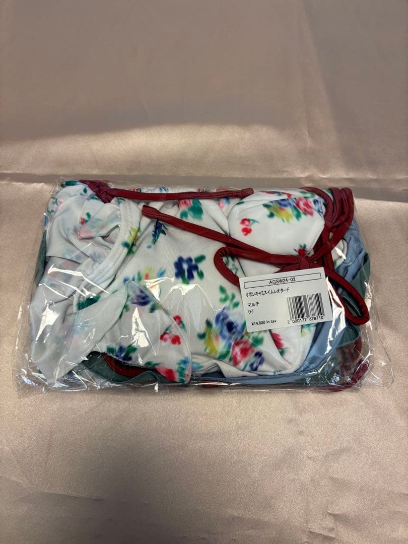 POPPY リボンキャミ　スイムレオタード