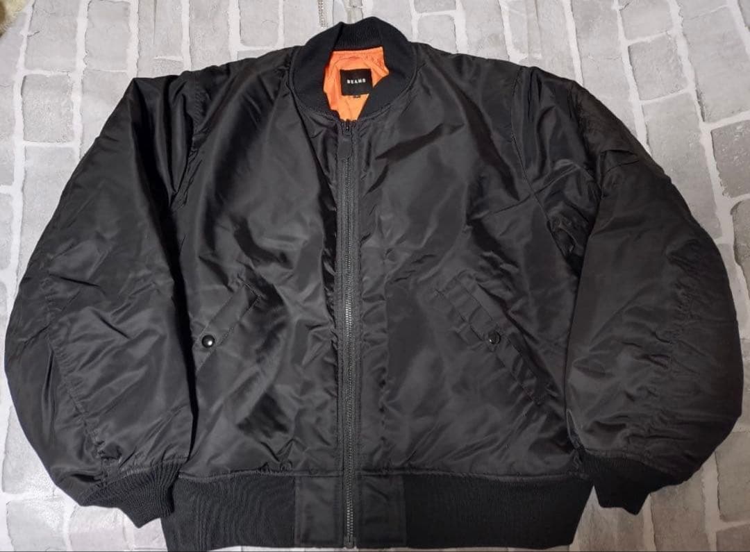 むっくん着用モデルBEAMS THERMOLITE MA-1