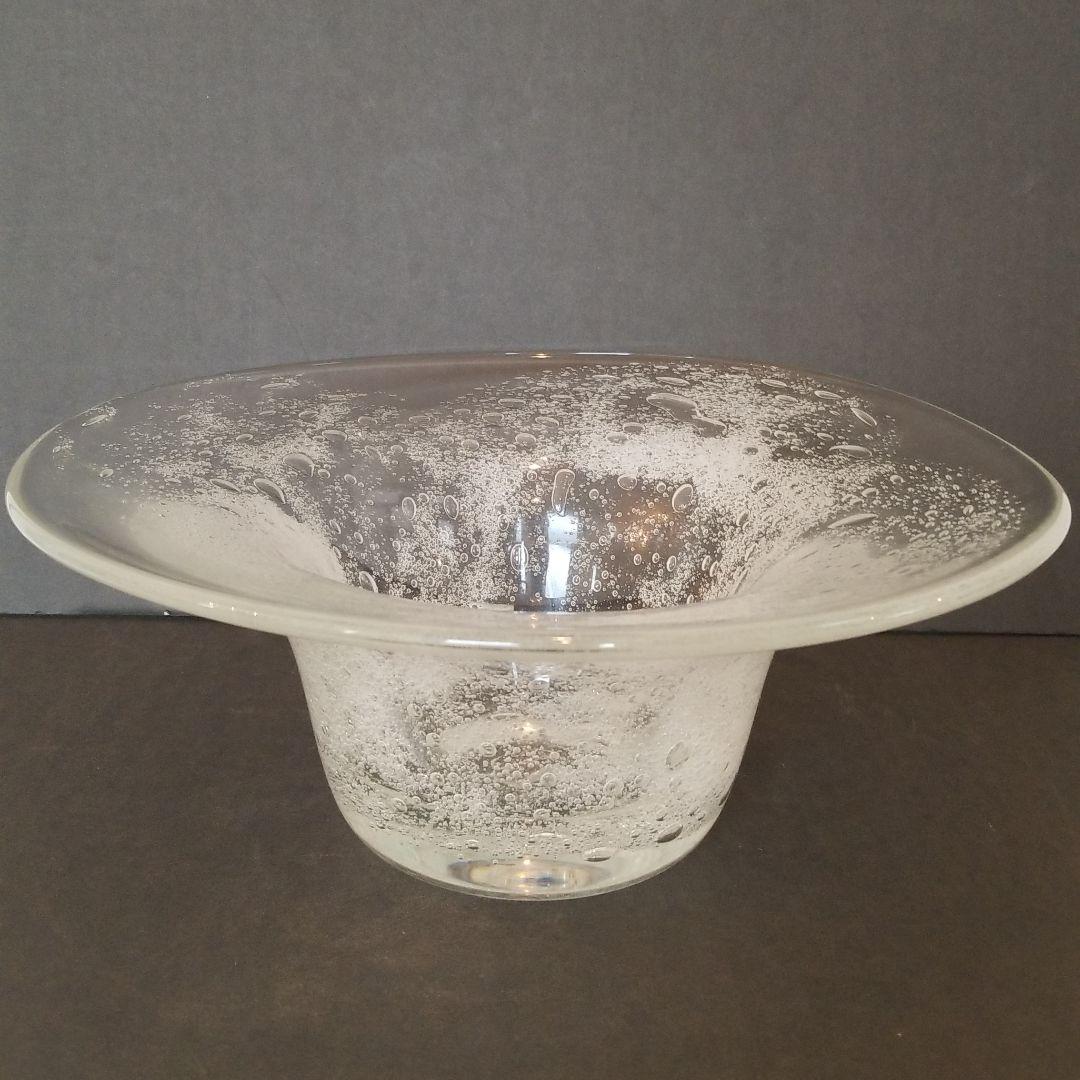 泡あわガラス　帽子型果物ボール